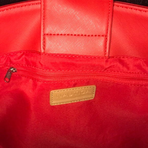 Red Nautica Signals Tote Bag (NWT) - Picture 5 of 6